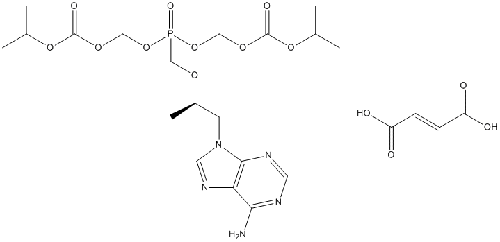 Tenofovir Disoproxil Fumarate Structure